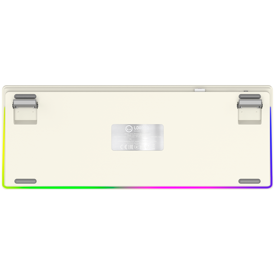 LORGAR KBP70TKLW, Wireless TKL Mechanical Gaming Keyboard Pro, Beige, EN layout - slika 8