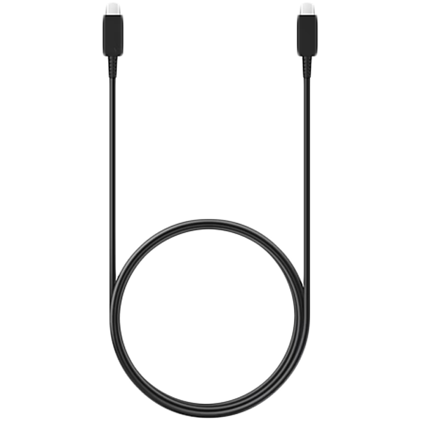 Samsung original data cable USB Type-C to USB Type-C (1.8m, 5A), super fast charging up to 45W, Black