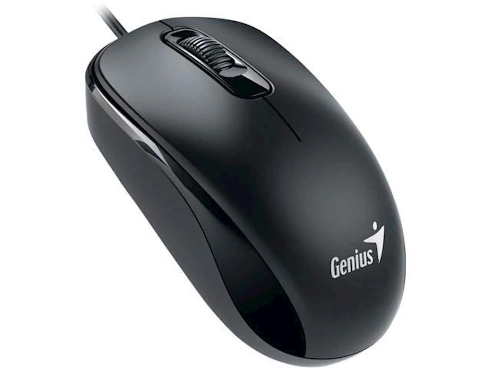 Genius miš DX-110 USB crni 1.000 DPI, USB veza,3 tipke, 1.5 m kabal - slika 2