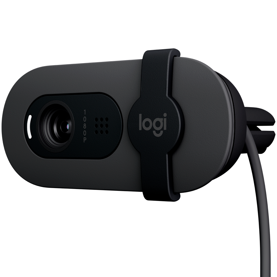 LOGITECH Brio 100 Full HD Webcam - GRAPHITE - USB - slika 4