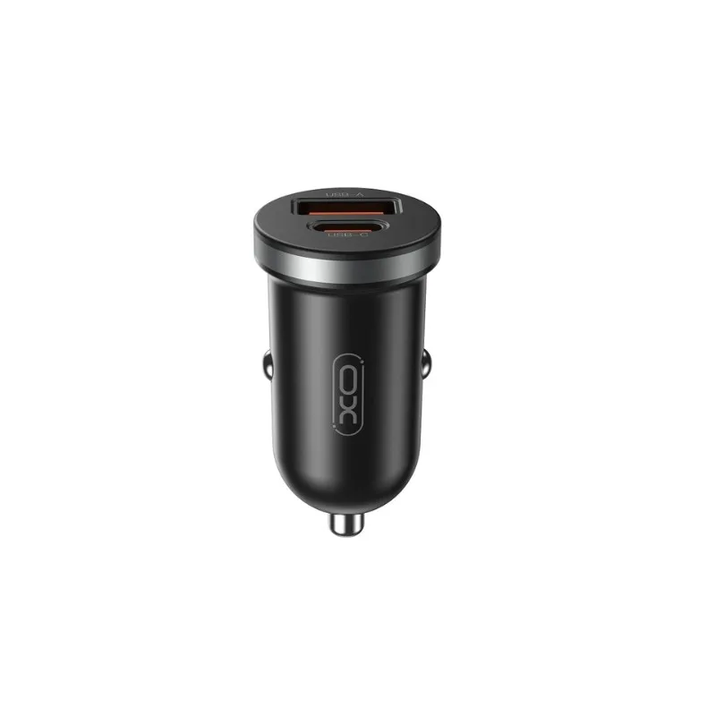 Auto punjac XO CC56 30W USB+Type C + kabal type-C Crni - slika 3