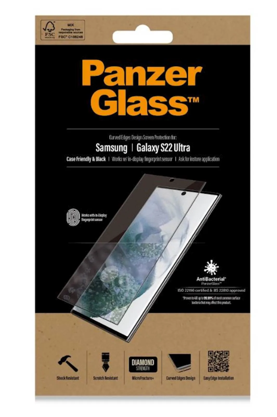 Zaštitno staklo PanzerGlass Galaxy S22 Ultra - slika 2