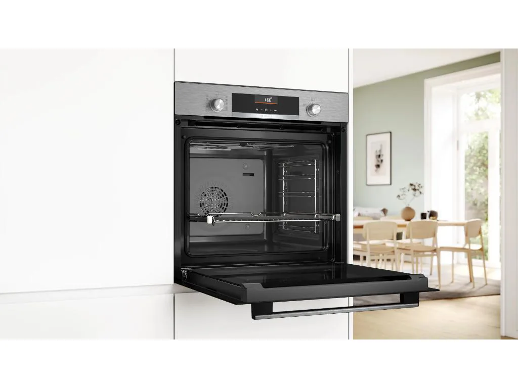 BOSCH pećnica  Serie 6| INOX, A+, AirFRY, EcoClean,Vodilica,AutoPilot 10,71L - slika 2
