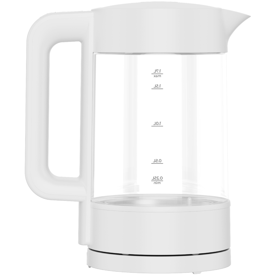 Electric Kettle, white, 220-240V, 1850-2200W, 1.7L, Keep warm 30 min, 40,60,80,90,100, console in Handle - slika 6