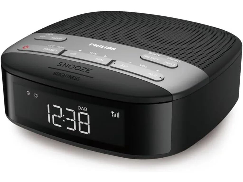 Philips TAR3505/12 budilnikFM; DAB+; Dvostruki alarm;Izlazna snaga (RMS) 1W; - slika 2