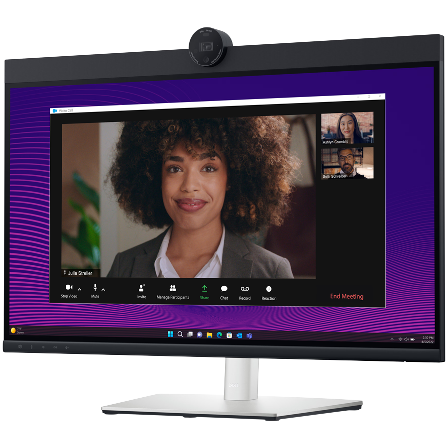 Monitor DELL P2724DEB Video Conferencing 27", 2560x1440, QHD, IPS Antiglare, 16:9, 1000:1, 350 cd/m2, 8ms/5ms, 178/178, 2xDP, HDMI, 2xUSB-C (DP/PD), USB-B, 3xUSB-A, RJ-45, Audio line out, 2x5W Speaker - slika 2