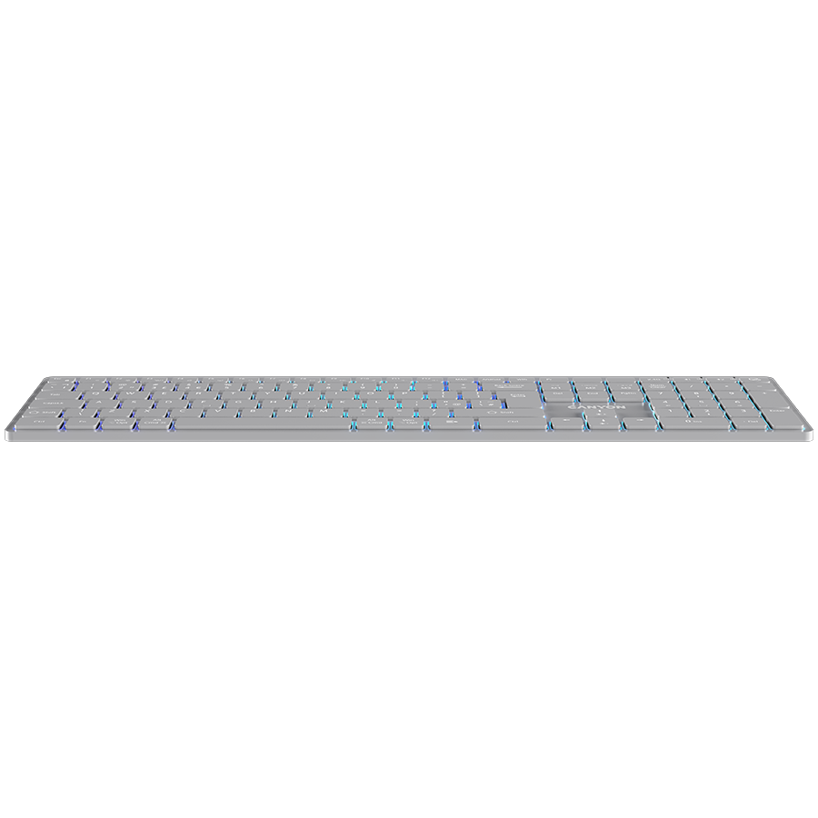 CANYON keyboard HKB-W11 UK/US RGB Dual Mode Wireless Grey - slika 3