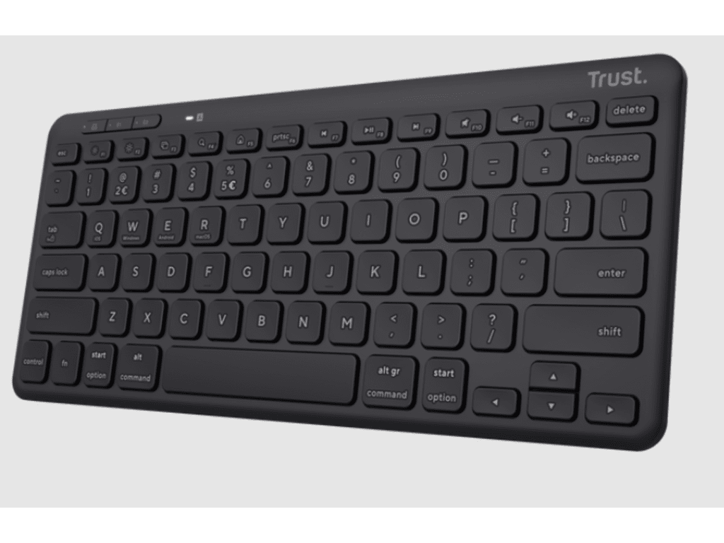 Trust Lyra wireless tastatura, USB 1.1, RF 2.4GHz, Bluetooth5.0, US layout - slika 3