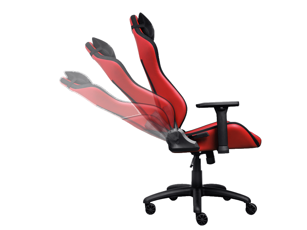Trust GXT 714R gaming stolica RUYA, crvena, udobna, podesiv ergonomska, eko materijal - slika 2