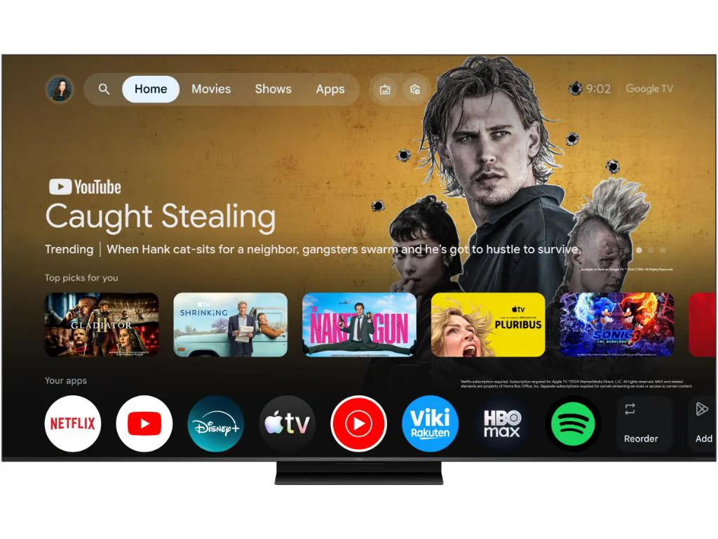 TCL 75"C7L 4K SQD-Mini LED;UHD 144Hz/288Hz FHD Google TV;B&O, 1352 zones, 3000 nits - slika 3