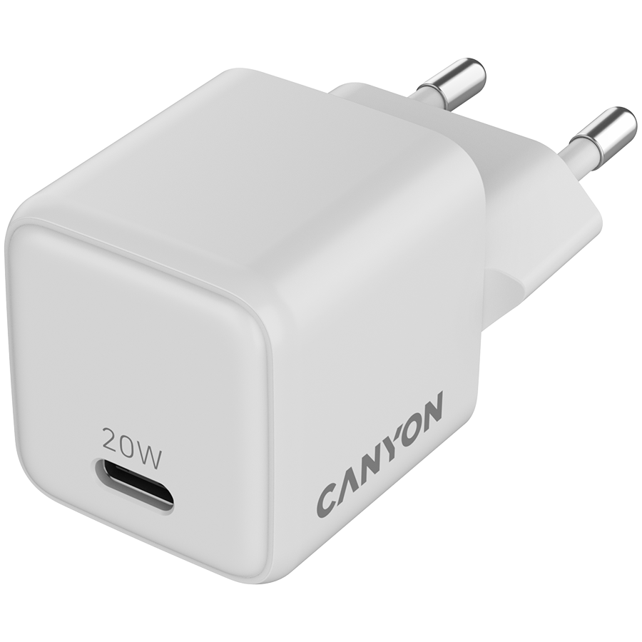 CANYON charger CU20C GaN 20W 1xPD EU White - slika 4