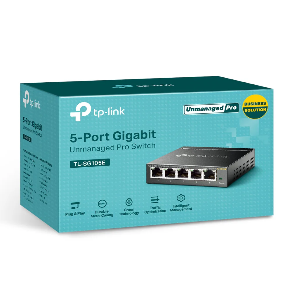 TP-Link TL-SG105E 5-PortGigabit Easy Smart Switch - slika 2