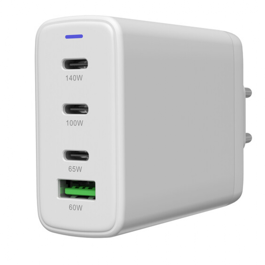 CANYON charger CU140ACC GaN 150W 3xPD 1xQC EU White - slika 5