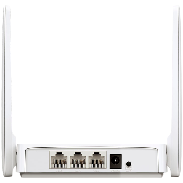 Mercusys AC10 AC1200 Wireless Dual Band Router, 300 Mbps at 2.4 GHz + 867 Mbps at 5 GHz, 4 × 5 dBi Fixed External Antennas, 2× 10/100 Mbps LAN Ports, 1× 10/100 Mbps WAN Port, Access Point Mode, Beamfo - slika 2