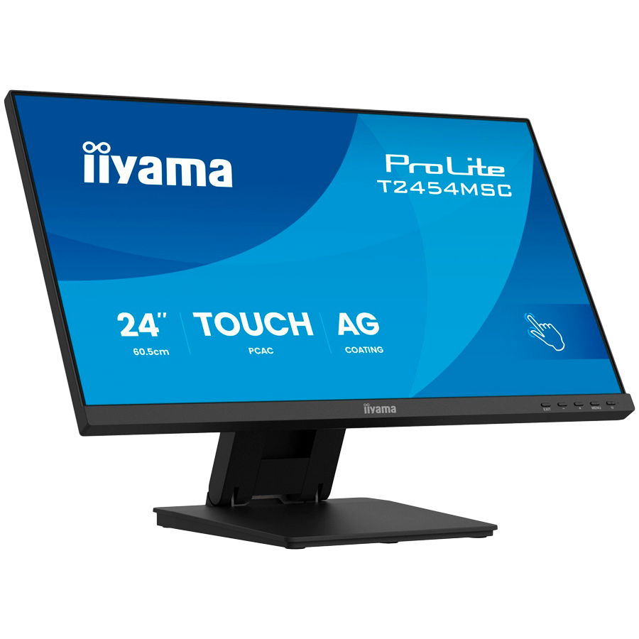 IIYAMA Monitor Touch T2454MSC-B3AG 24" InCell PCAP 10pt touchscreen monitor featuring IPS panel technology, Anti-Glare coating and a flexible stand - slika 2