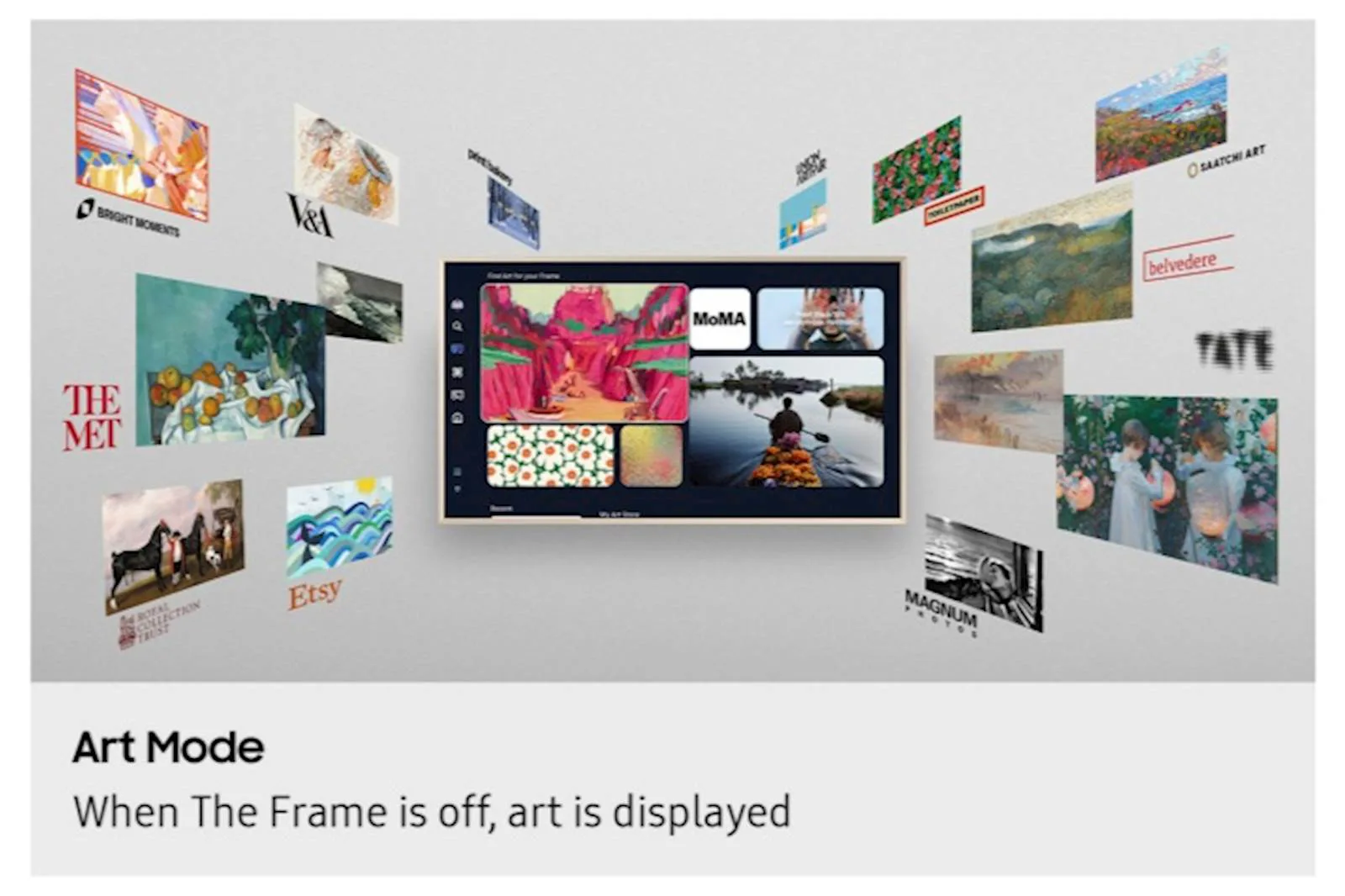 TV SAMSUNG The Frame 4K Vision AI 55" LS03F - slika 5