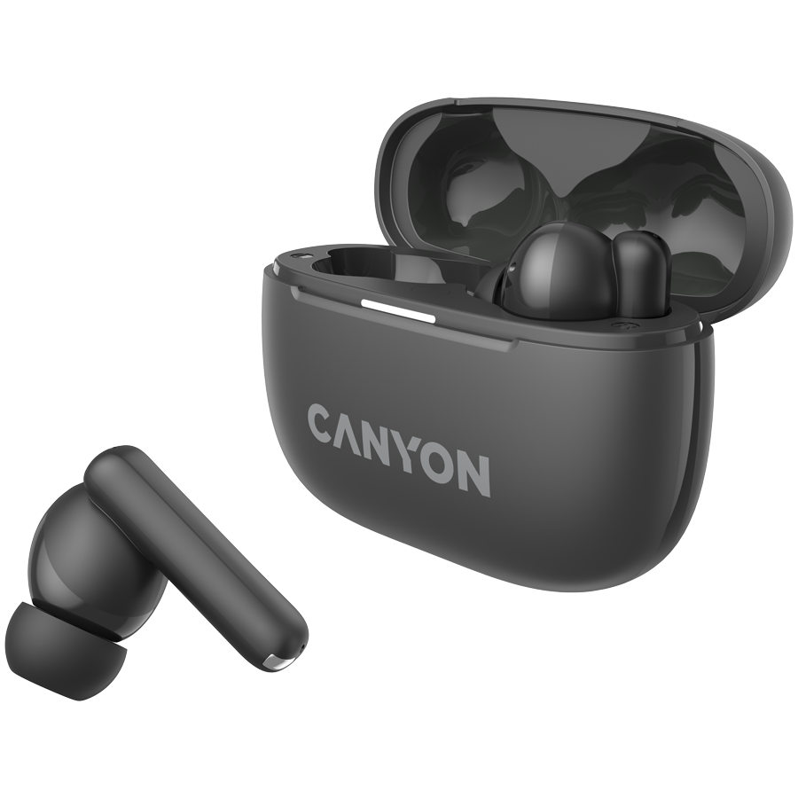 CANYON headset OnGo TWS-10 ANC+ENC Grey - slika 5
