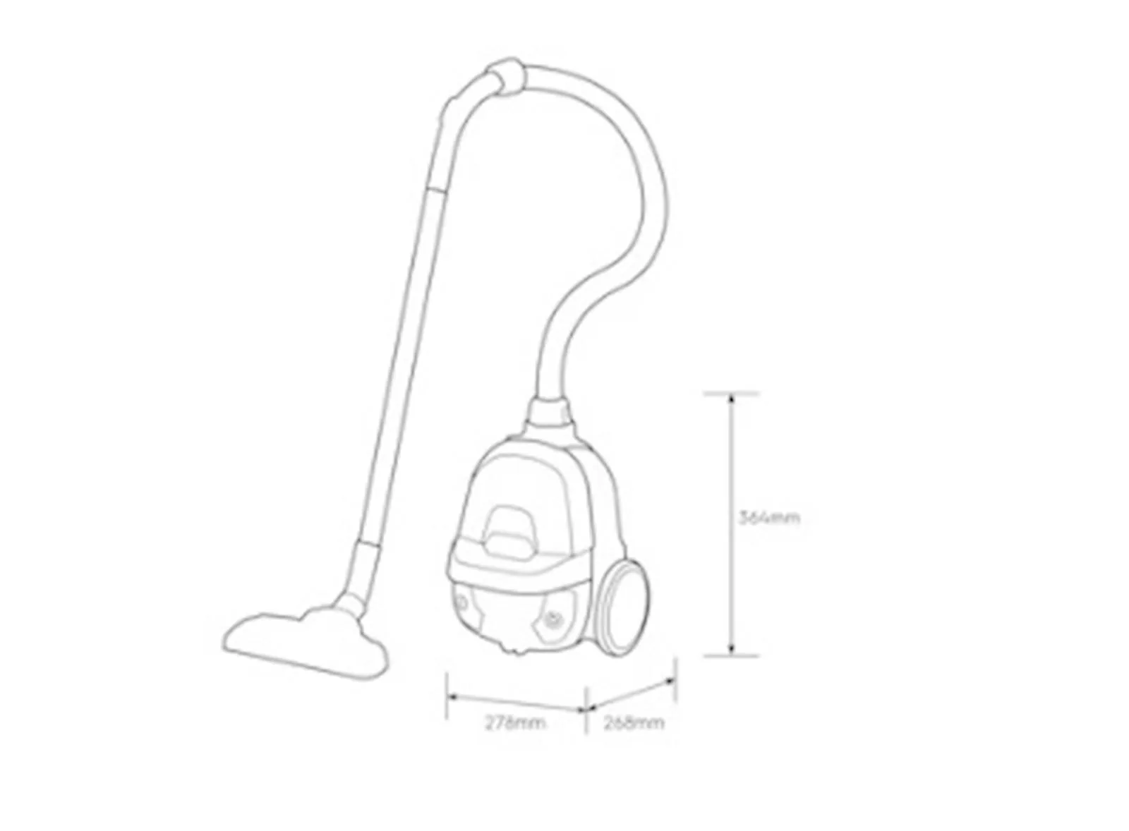 Usisivač ELECTROLUX Z1230CB, sa kanisterom - slika 6