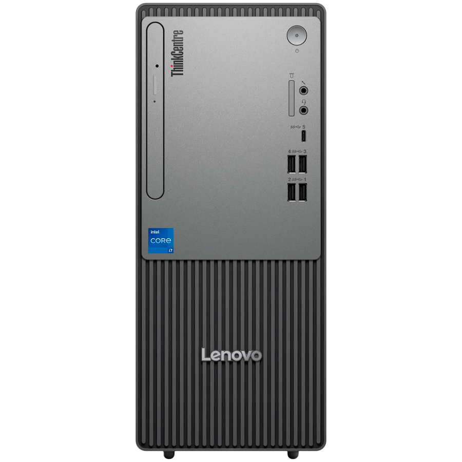 Lenovo ThinkCentre NEO 50 Tower, Intel Core i5-14400, 16GB DDR5-4800, 512GB SSD PCIe, DVD+RW, 3-in-1, 4xUSB 3.2, 1x USB 3.2 Type-C, 4x USB 2.0, VGA, DP, HDMI, Serial, RJ45 GbE, CIS, Speaker, USB KB/Mo - slika 2