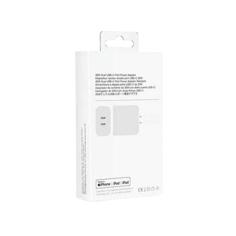 MFi Kucni punjac LDNIO A2528M 35W PD (2xUSB-C) kabal iPhone - slika 3