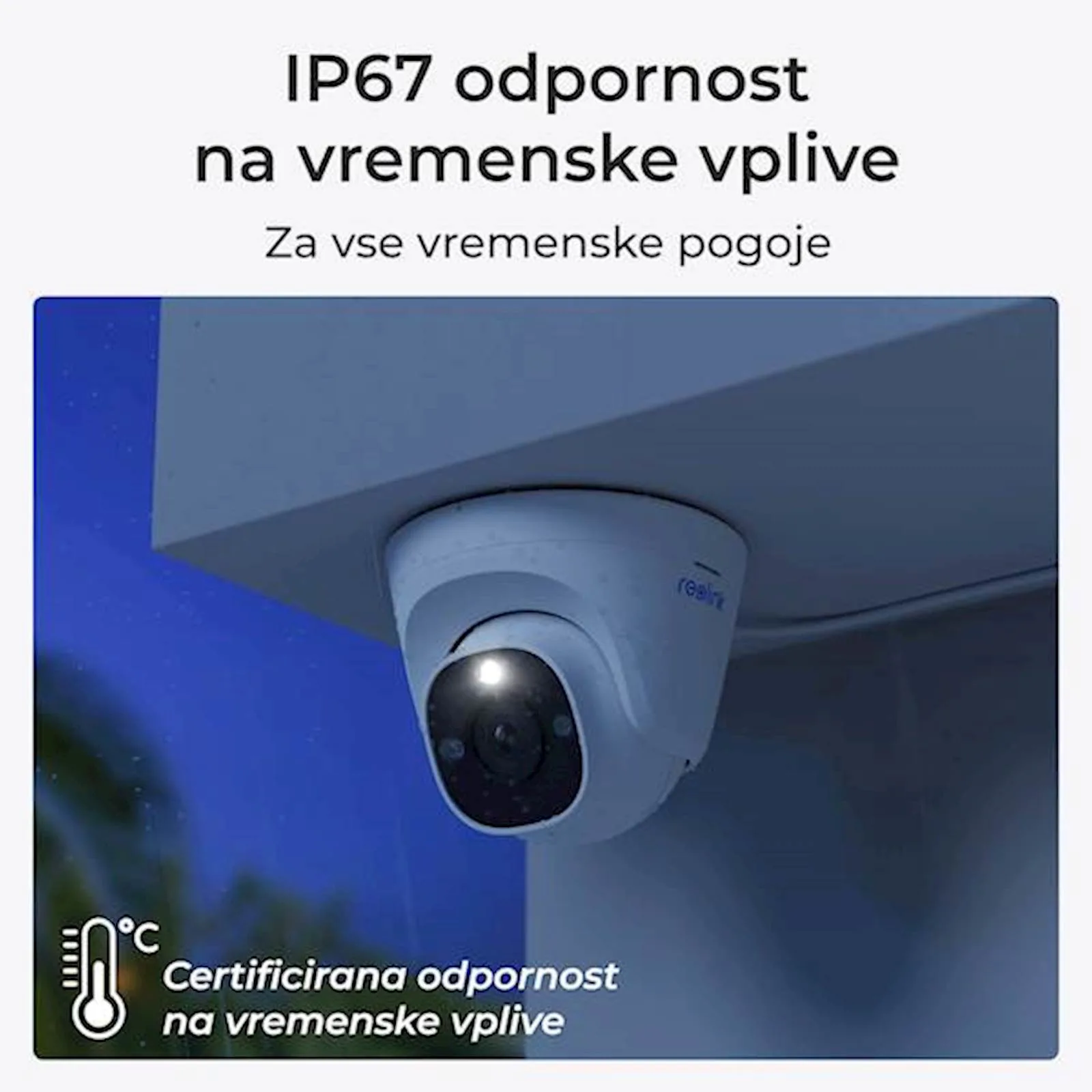 Reolink Ip Kamera serija P344 4K, 12MP, Dome POE - slika 4