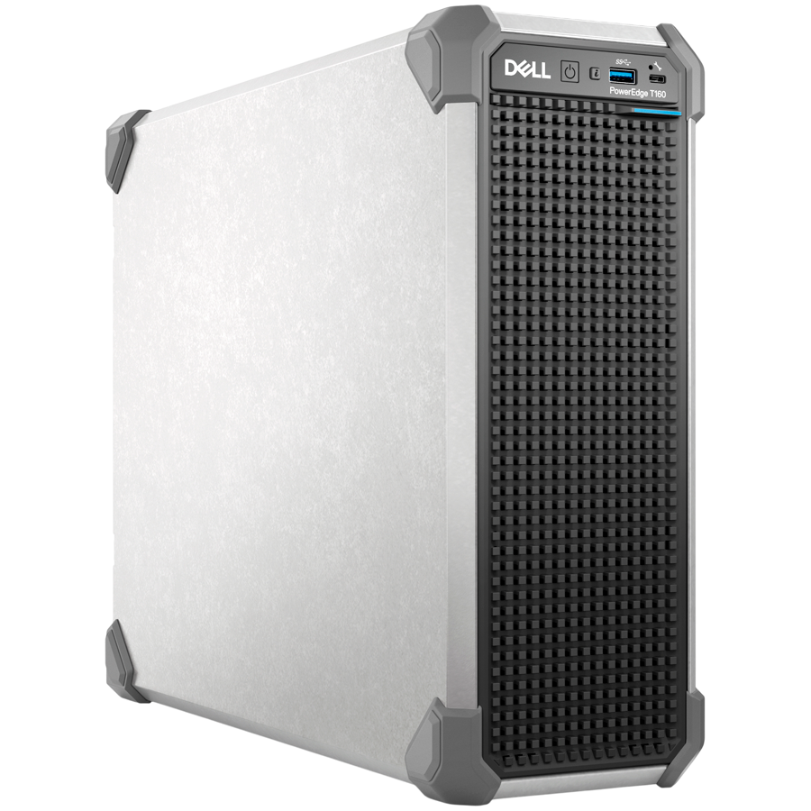 DELL EMC PowerEdge T160, 3x3.5"+ 2x2.5" Cabled HDD, Intel Xeon 6325P (3.5G, 4C/8T, 12MB, Turbo, 55W), 32GB UDIMM ECC 5600MT/s, 2x 480GB SSD SATA, PERC H355, iDRAC9 Enterprise, 300W PS, BCM 5720 DP 1Gb - slika 3