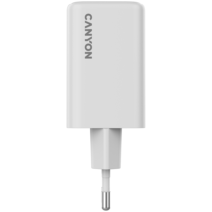 CANYON charger CU65ACC GaN 65W 2xPD 1xQC EU White - slika 2