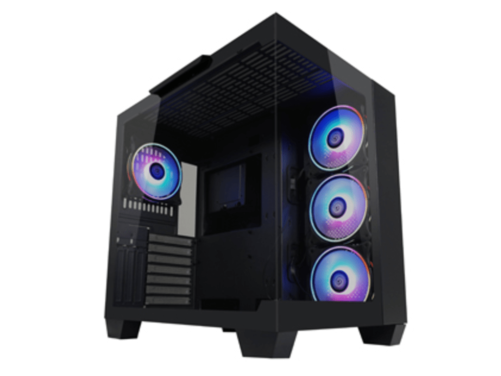 LC-Power Case Gaming 809BE-ATX, ATX, Micro ATX, MiniITX4x 120mm ARGB fans, tempered glass - slika 3