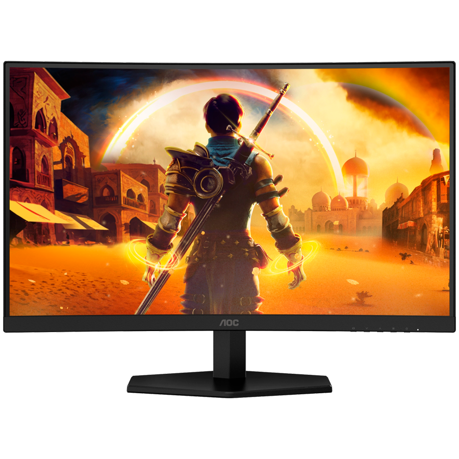 AOC Monitor Gaming C27G42ZE Curved 27", FHD (1920x1080), Fast VA, 1500R, 260Hz (OC), 1ms (GtG), 300 cd/m2, 3000:1, Adaptive Sync, HDR10, 1x HDMI 2.0, 1x DP 1.4