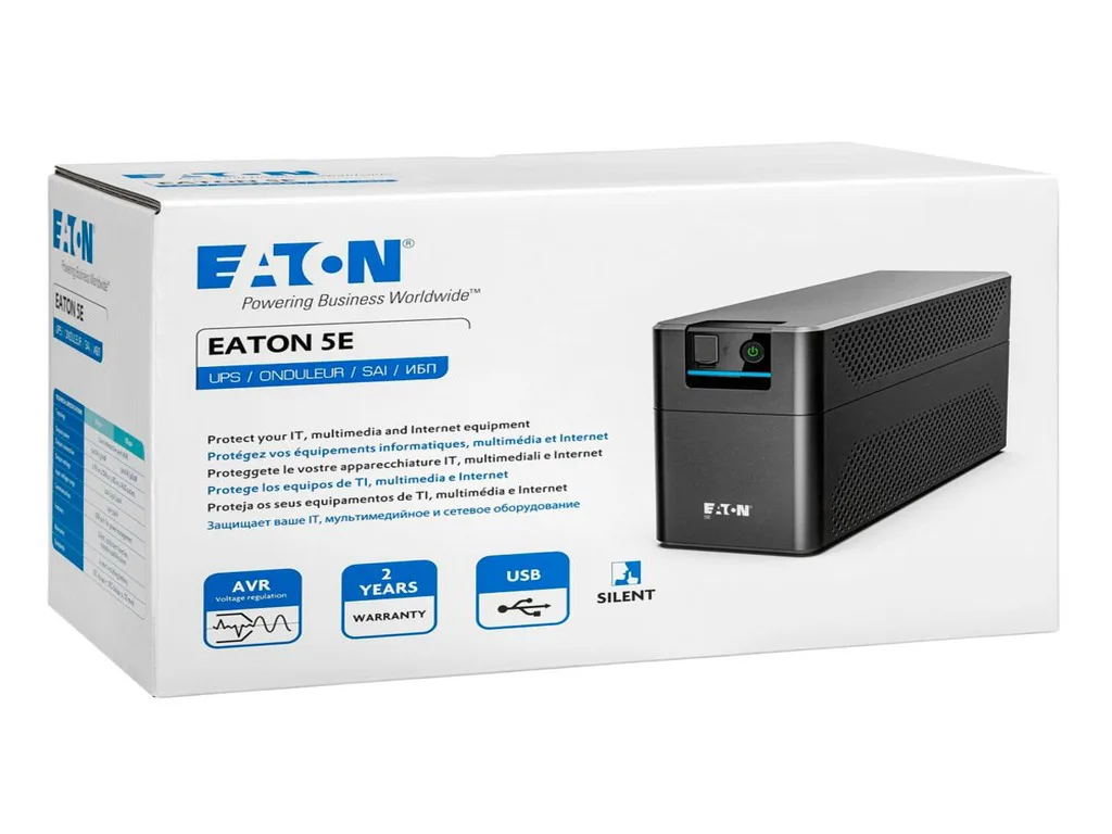 Eaton 5E UPS 700VA/360W Tower| USB DIN AVR| Outputs 2 x DIN/IT - slika 2