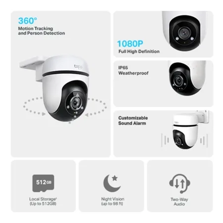 TP-Link Outdoor Pan/Tilt Wi-Fi Camera Tapo C500 - slika 2