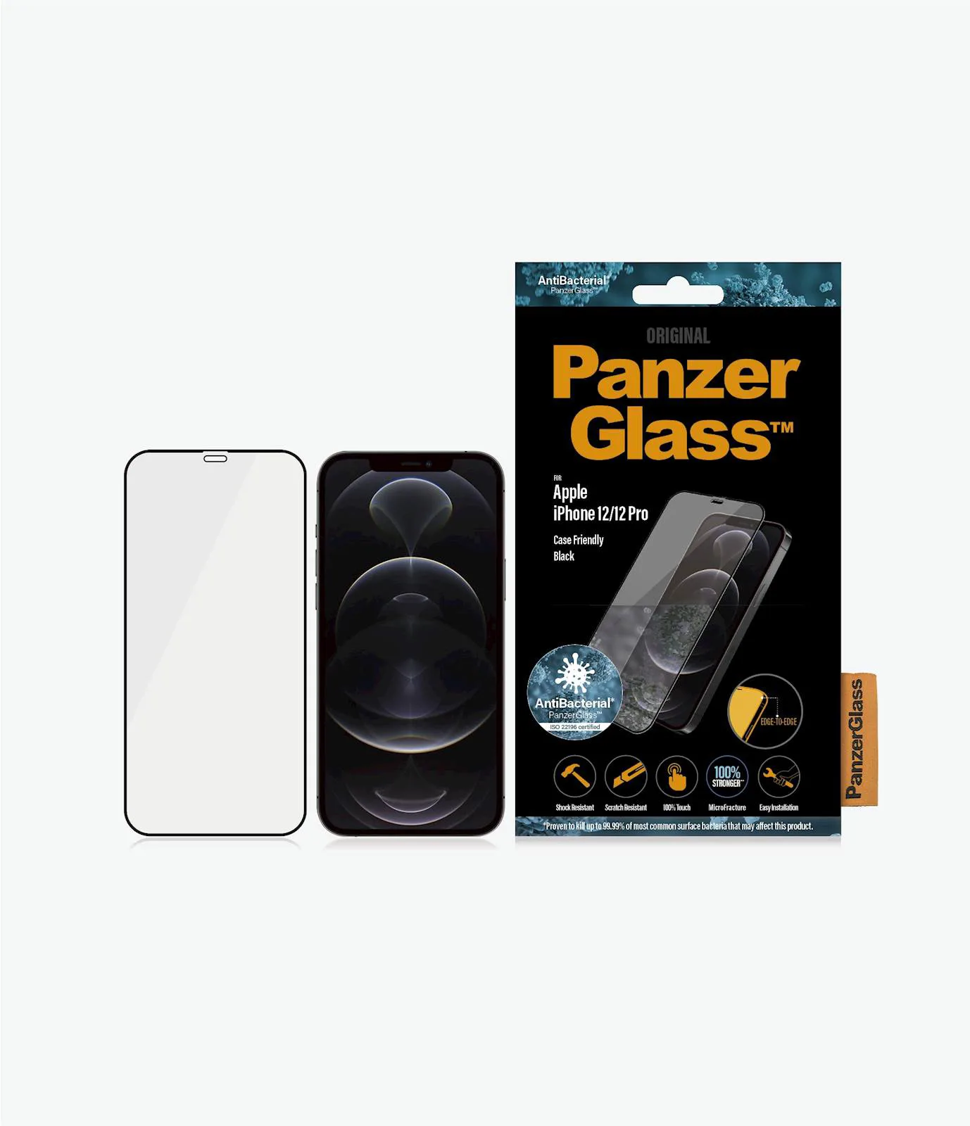 Zaštitno staklo PanzerGlass iPhone 12/12 Pro - slika 5