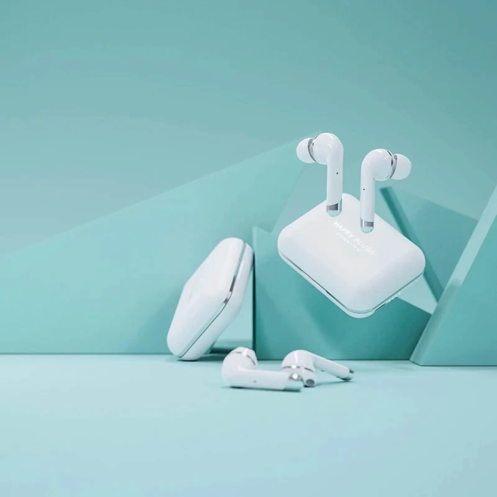 Slušalice Happy Plugs Air 1 plus TWS bijele - slika 2