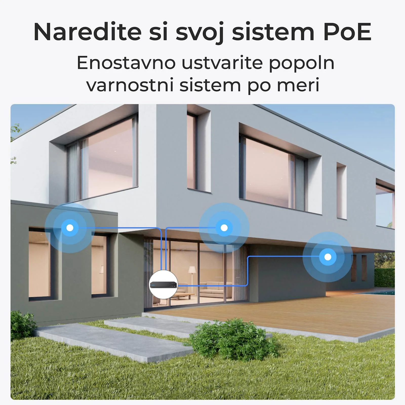 Reolink Ip Kamera serija P330P 4K, Zunanja, 180°, POE - slika 3