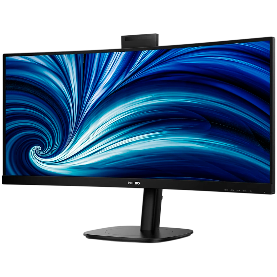 PHILIPS Monitor 34B2U3600CH 34" Curved, VA, 21:9, 3440x1440 (WQHD), 1500R, 120Hz, 4ms, 300 cd/m2, 3500:1, HDR10, Adaptive Sync, 5.0 Mpixel Webcam, 2xHDMI, 1xDP, 1xUSB-C (DP Alt mode, PD 90W), USB hub, - slika 3