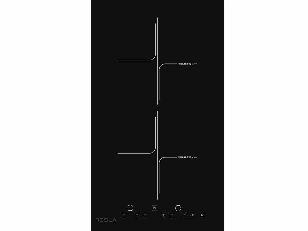 Ugradna ploča Tesla HI3201SB/i ndukciona/2 zone/30cm/crna Rerna Zapremine 70L, - slika 3