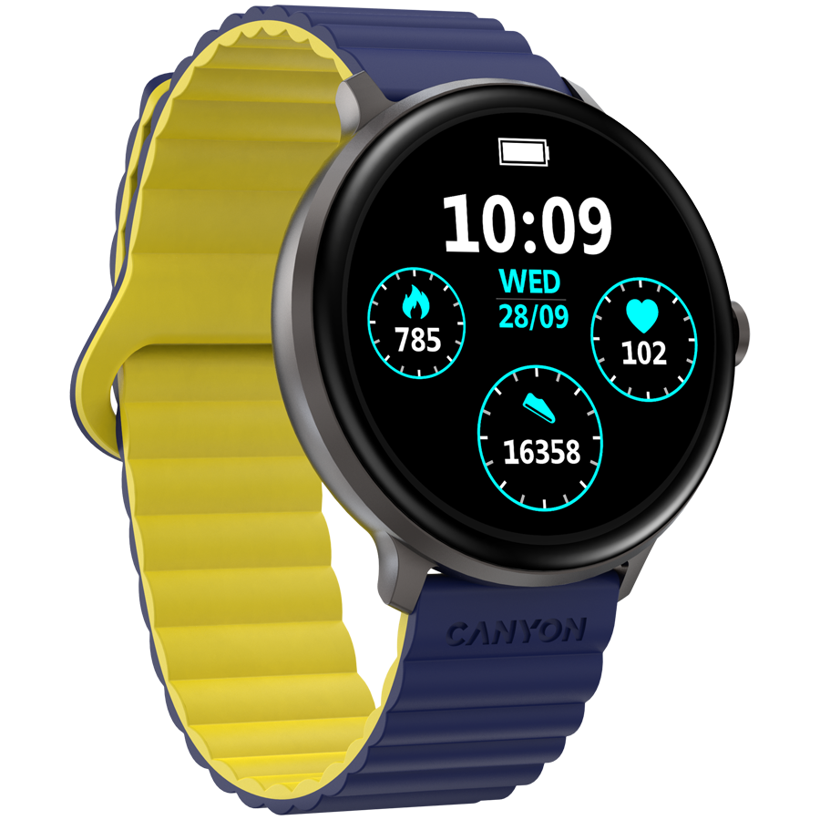 CANYON smart watch Jacky SW-69 Blue Yellow - slika 3