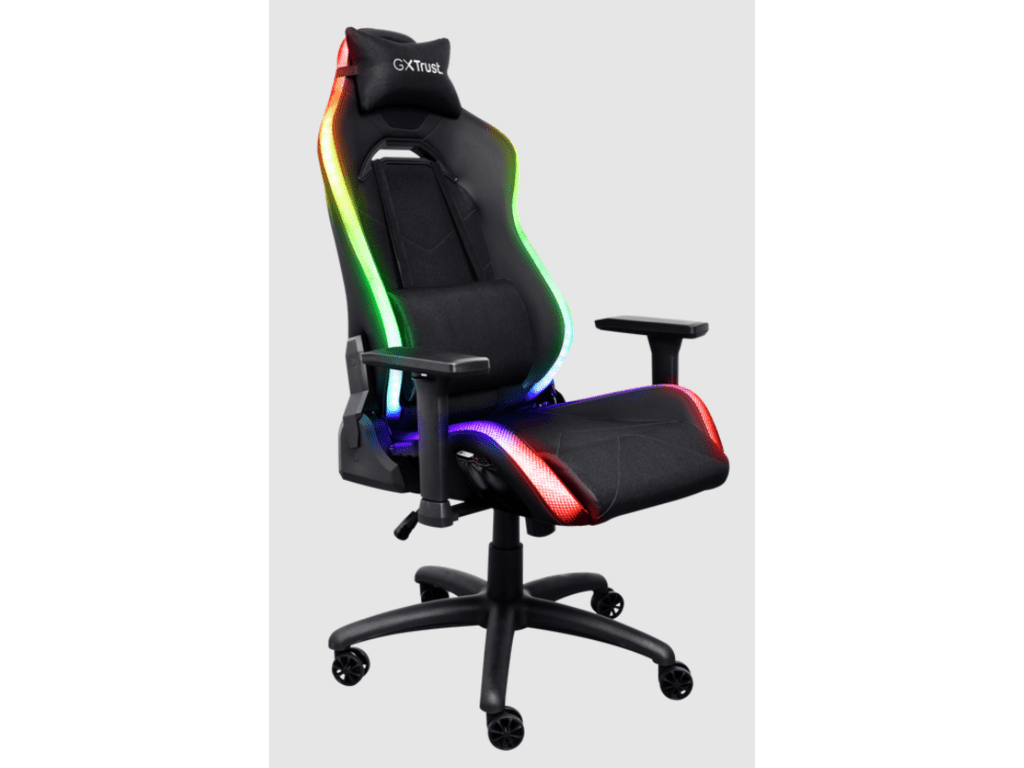 Trust GXT 719 RGB gamingstolica RUYA, crna, udobna,podesiva, bežični daljinski - slika 4