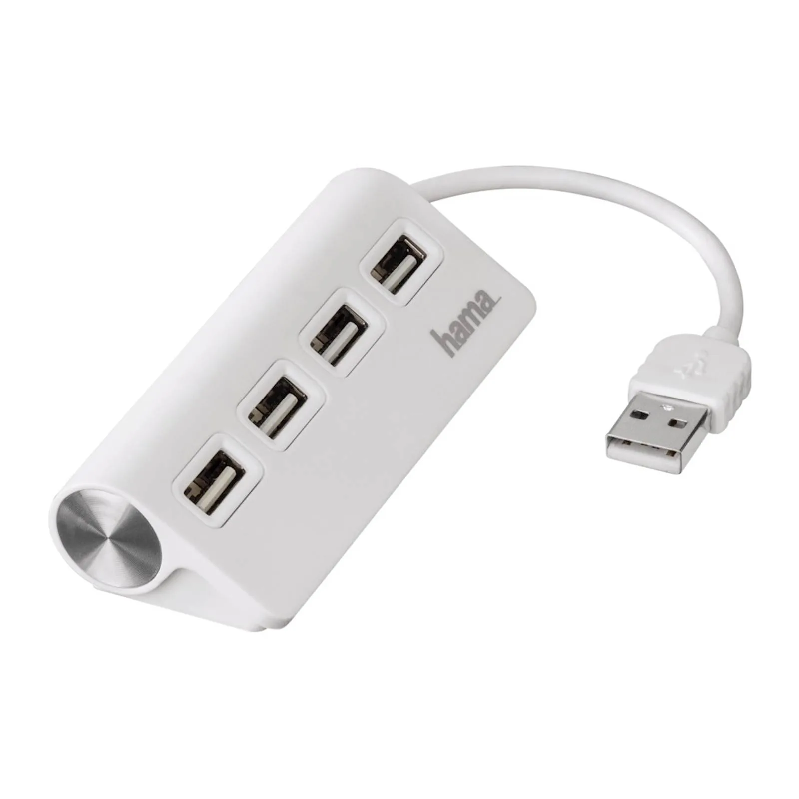 USB HUB HAMA 2.0, 1:4, BUSPOW, BIJELI - slika 3