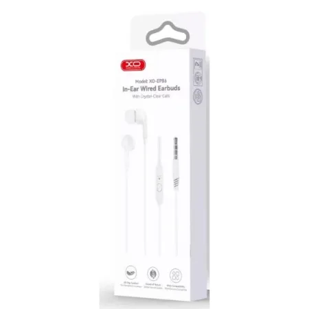 XO In-Ear Slušalice sa mikrofonom EP86 White - slika 2