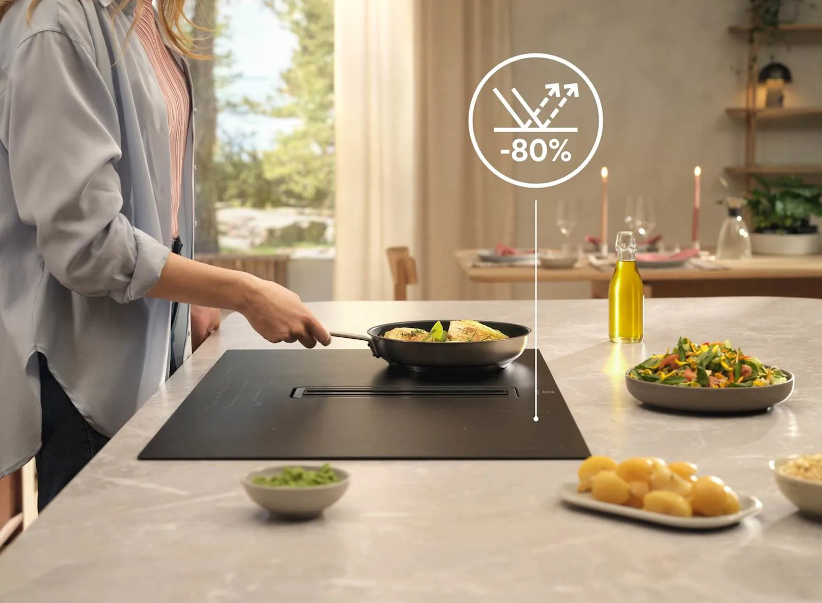 Ugradbena ploča sa napom Electrolux KCC84450CZ - slika 3