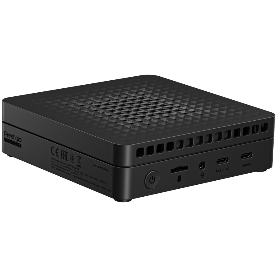 Prestigio Solutions Digital Media Player PSMPC100, Intel N100/N150, 8GB+256GB, Windows 11 Pro Trial
