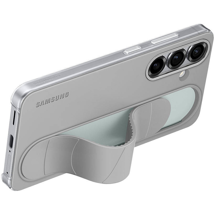 Samsung Galaxy S25+ Standing Grip Case Gray - slika 3
