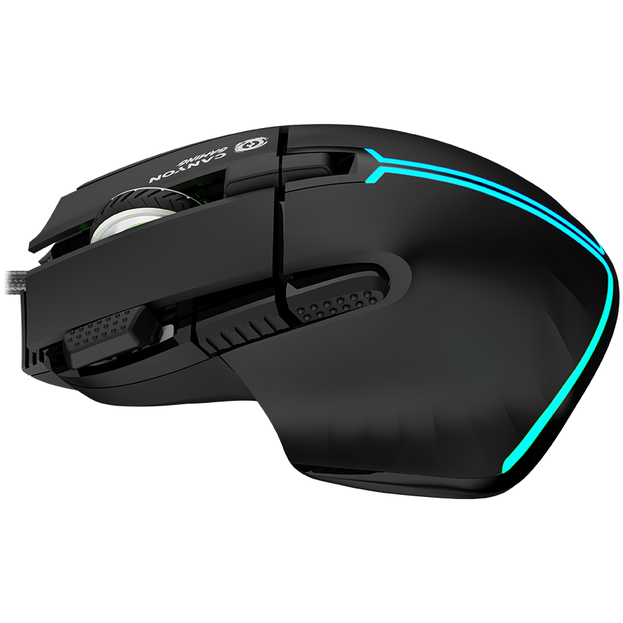 CANYON mouse Fortnax GM-636 RGB 9buttons Wired Black - slika 5