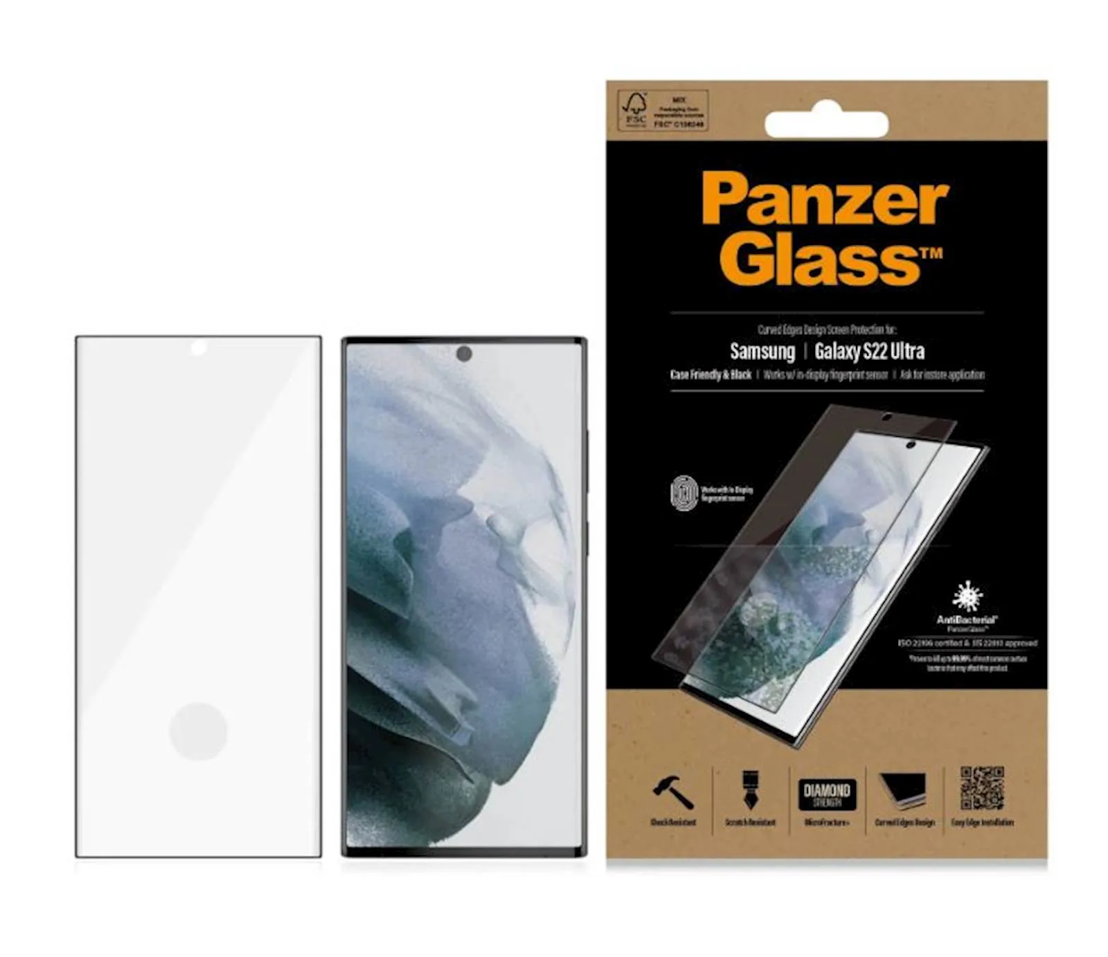 Zaštitno staklo PanzerGlass Galaxy S22 Ultra - slika 3