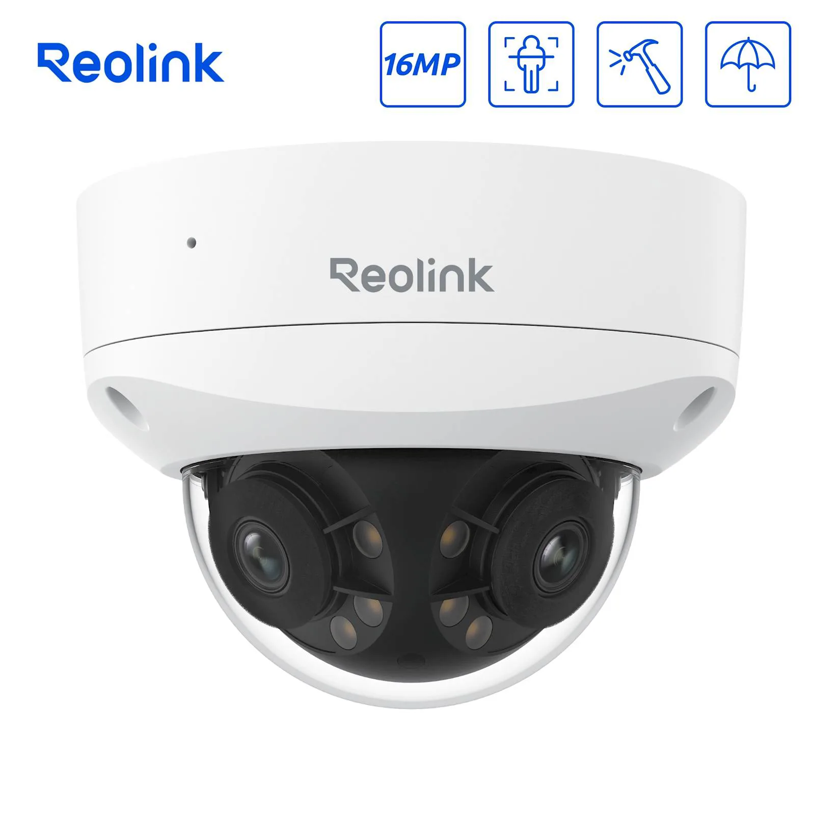 Reolink IP Kamera Duo serija P757 POE, 16MP, 180°, IK10 - slika 2