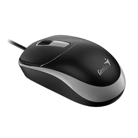 Genius miš DX-123, USB,optički, 1200 dpi, 3 tipke, crno-sivi - slika 5