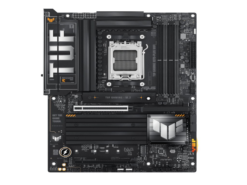 ASUS MB TUF GAMING X870-PLUS WWIFI, X870, AM5; 4xDDR54x M.2; 2x SATA,HDMI,10x USB, RAID,ATX - slika 3