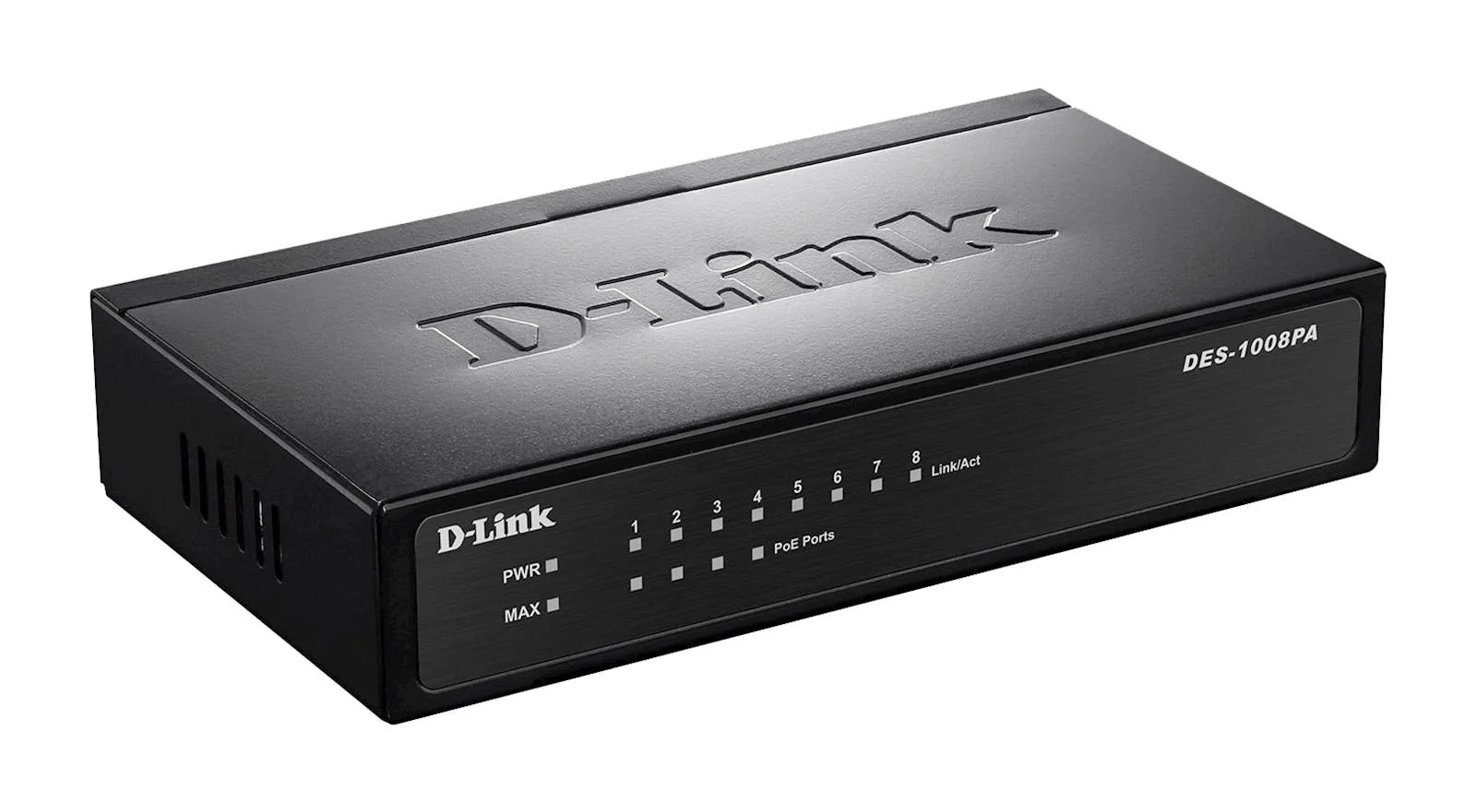 Switch DLINK 8-Port PoE Fast Ethernet Unmnged Desktop - slika 2