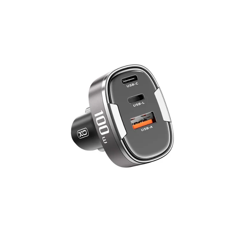 Auto punjac XO inteligentni CC61 100W 2X Type C+USB - slika 4